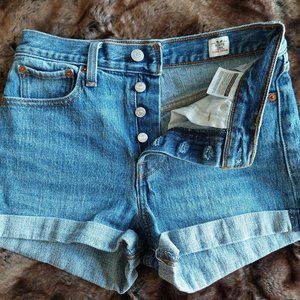 Levi shorts, high waist size 27